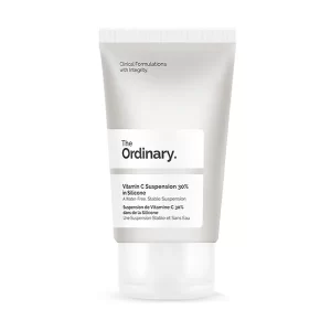 کرم سوسپانسیون ویتامین c هیالورونیک اسید سیلیکونی ‏Vitamin C Suspension 30% in Silicone
